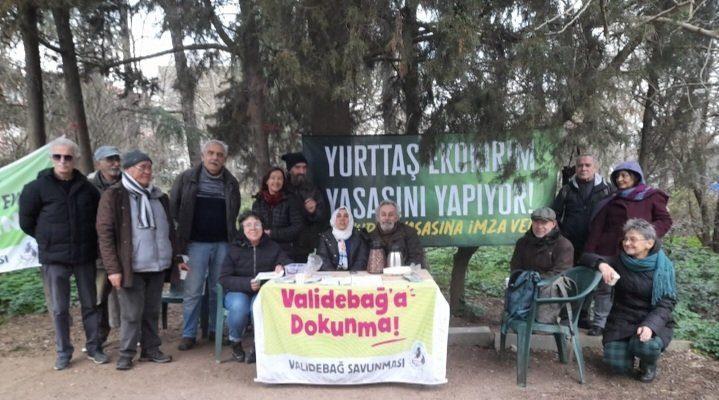 Validebağ Korusu’nda Ekokırım İmza Masası Açıldı